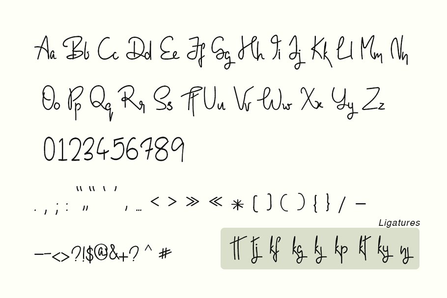 Пример шрифта Norletta Regular